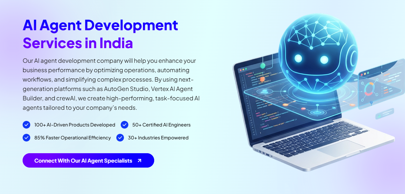 AI Agent Development Company in India | Autonomous AI Agent
